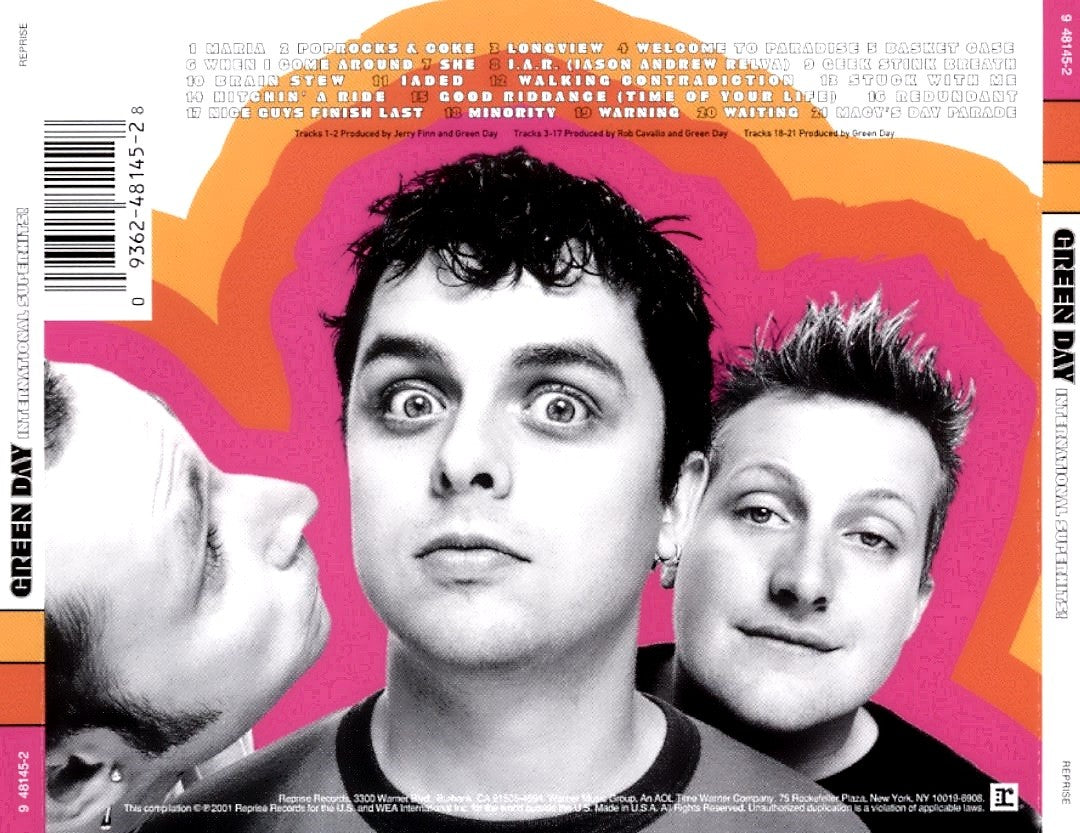 Green Day – International Superhits Music CD