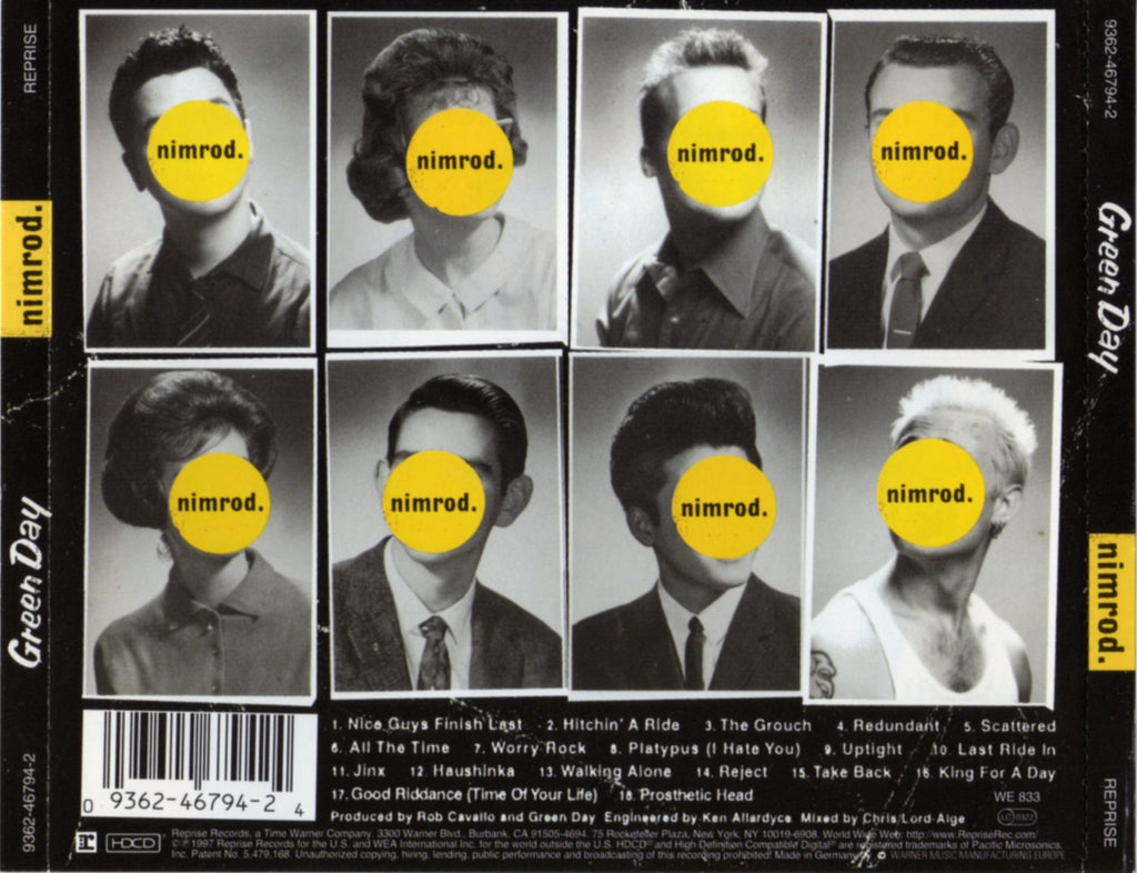 Green Day – Nimrod Music CD