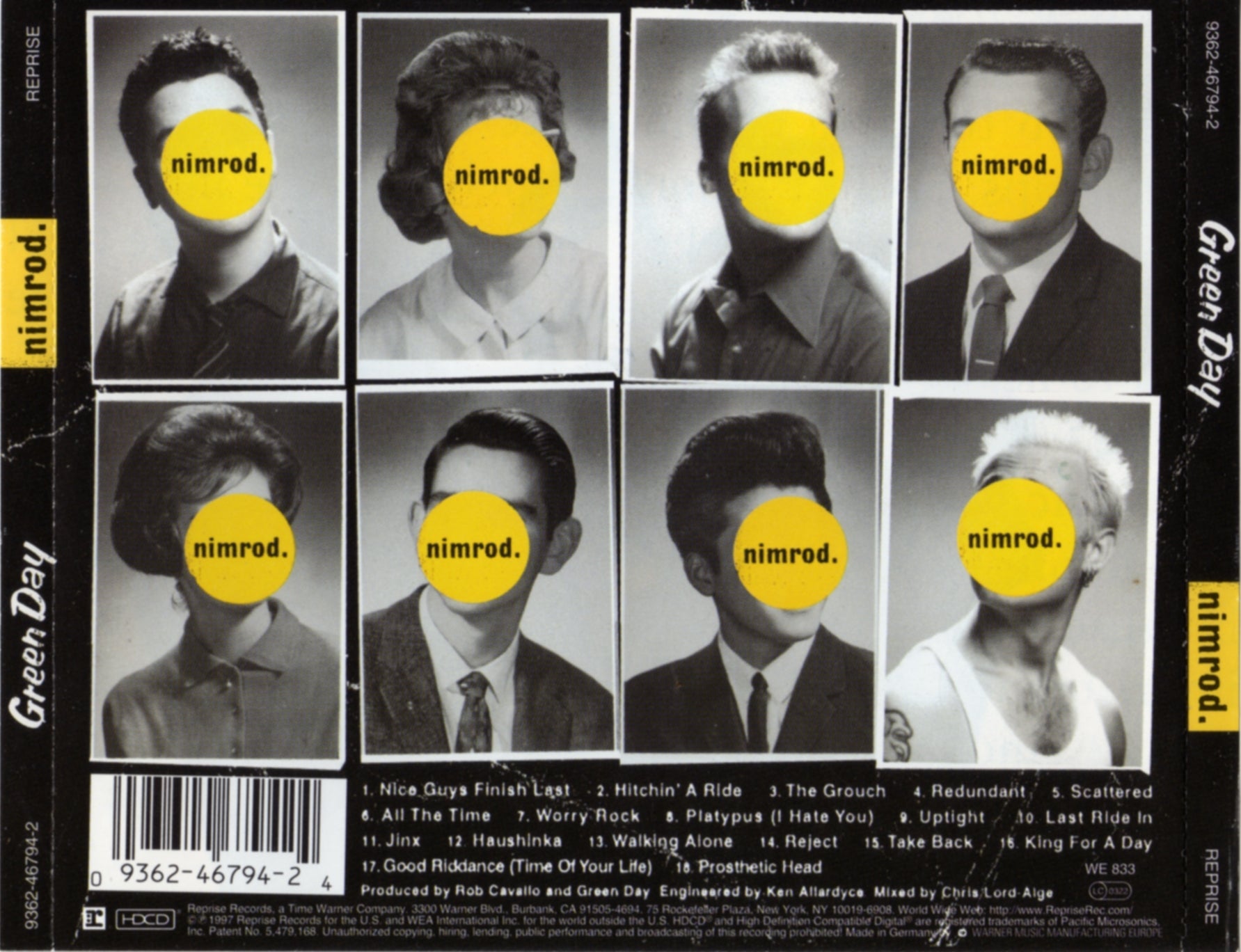 Green Day – Nimrod Music CD
