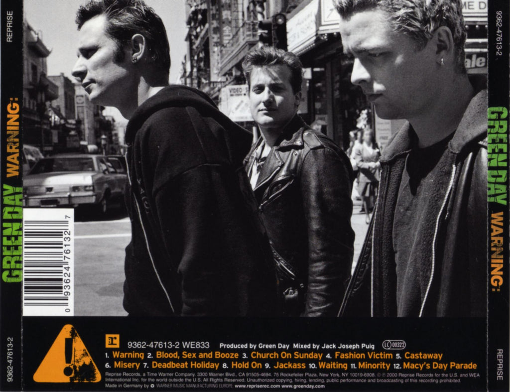 Green Day – Warning: Music CD