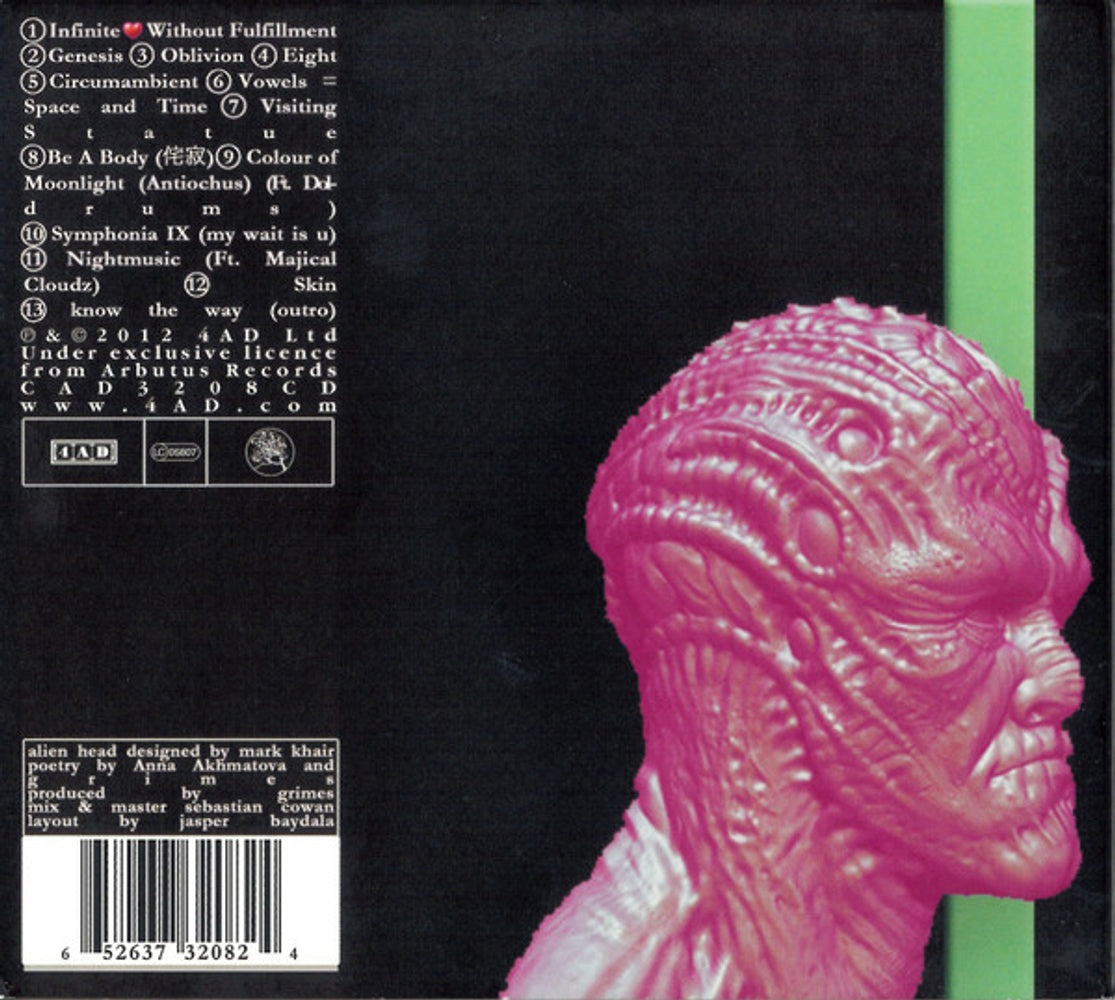 Grimes – Visions Music CD