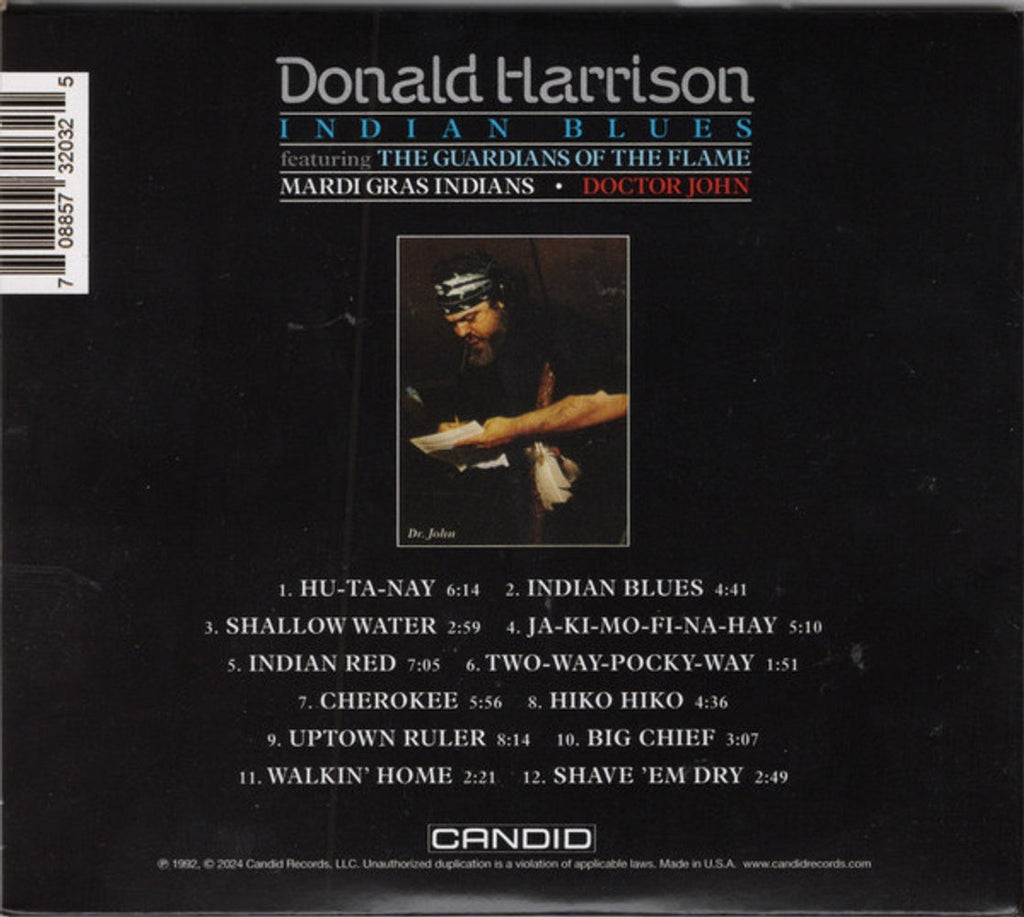 Donald Harrison & Dr. John – Indian Blues Music CD