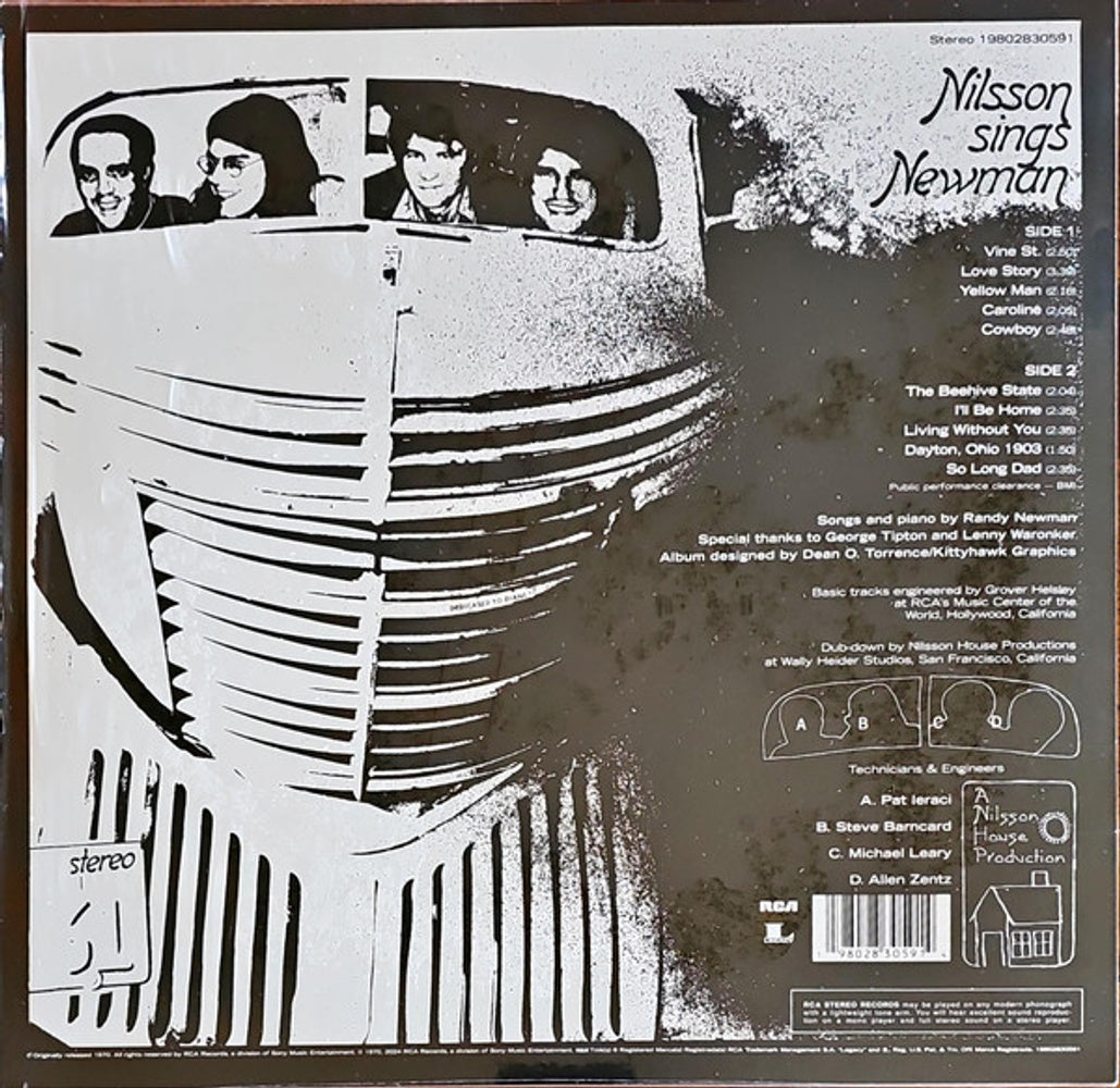 Harry Nilsson – Nilsson Sings Newman (LP Vinyl) Vinyl Record