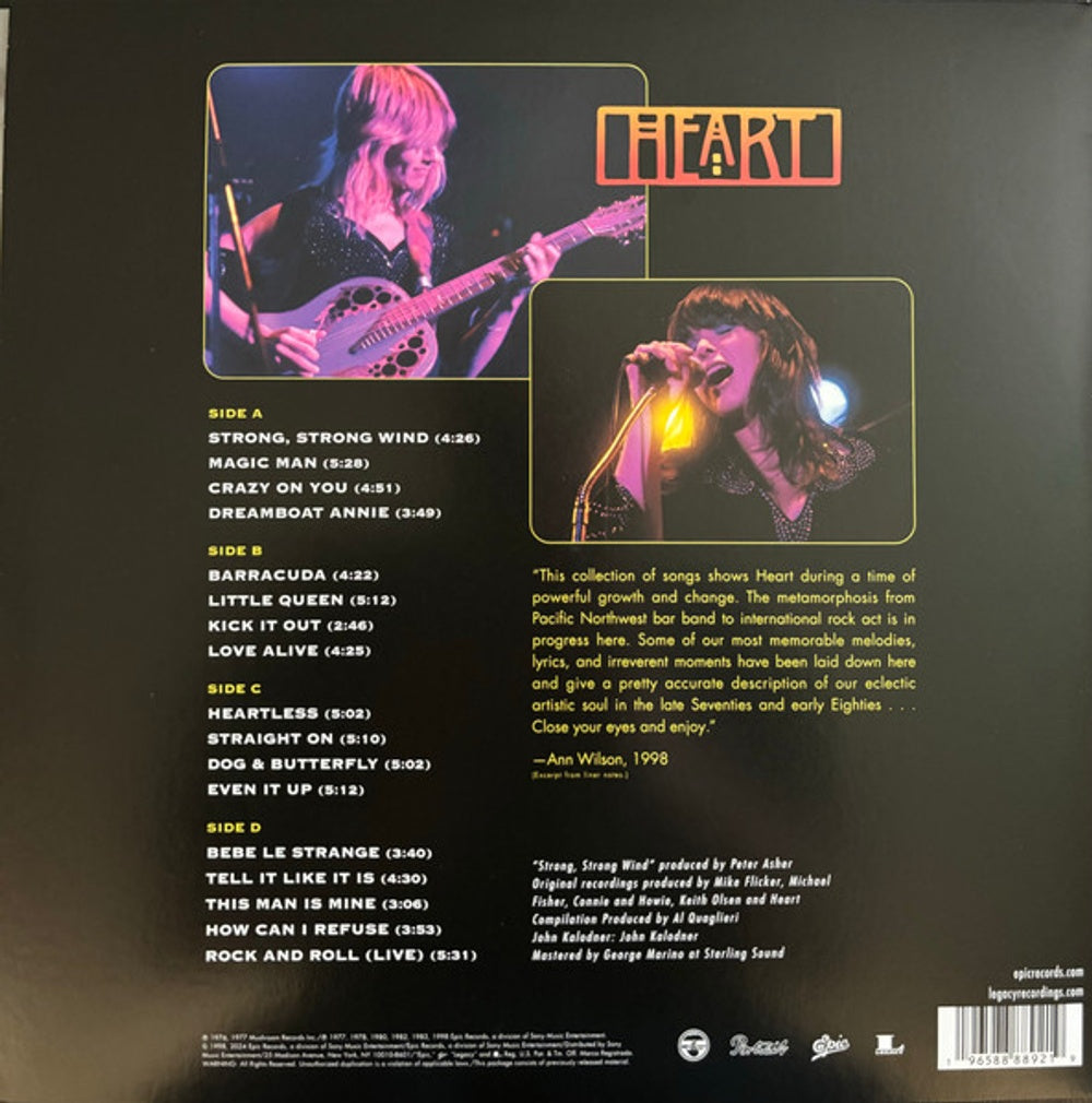 Heart – Greatest Hits (2-LP Vinyl) Vinyl Record