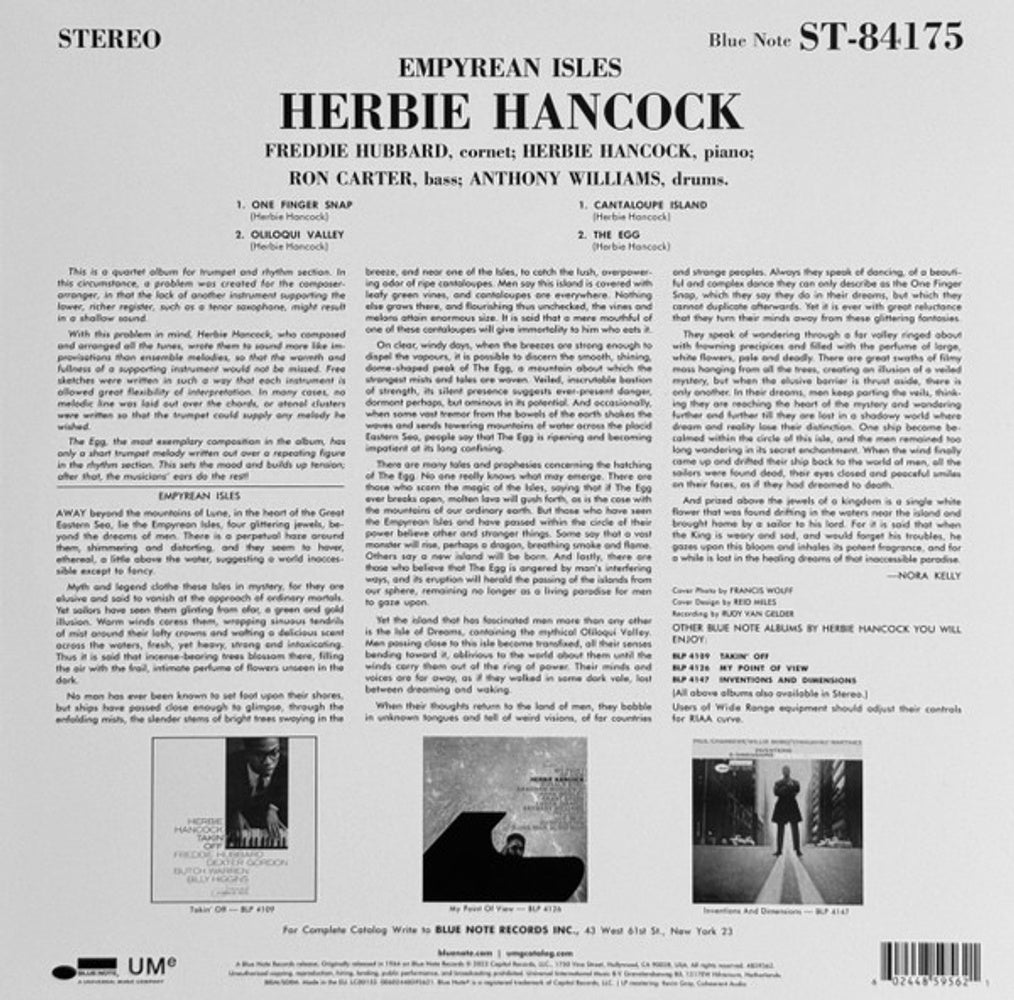 Herbie Hancock – Empyrean Isles (LP Vinyl) Vinyl Record