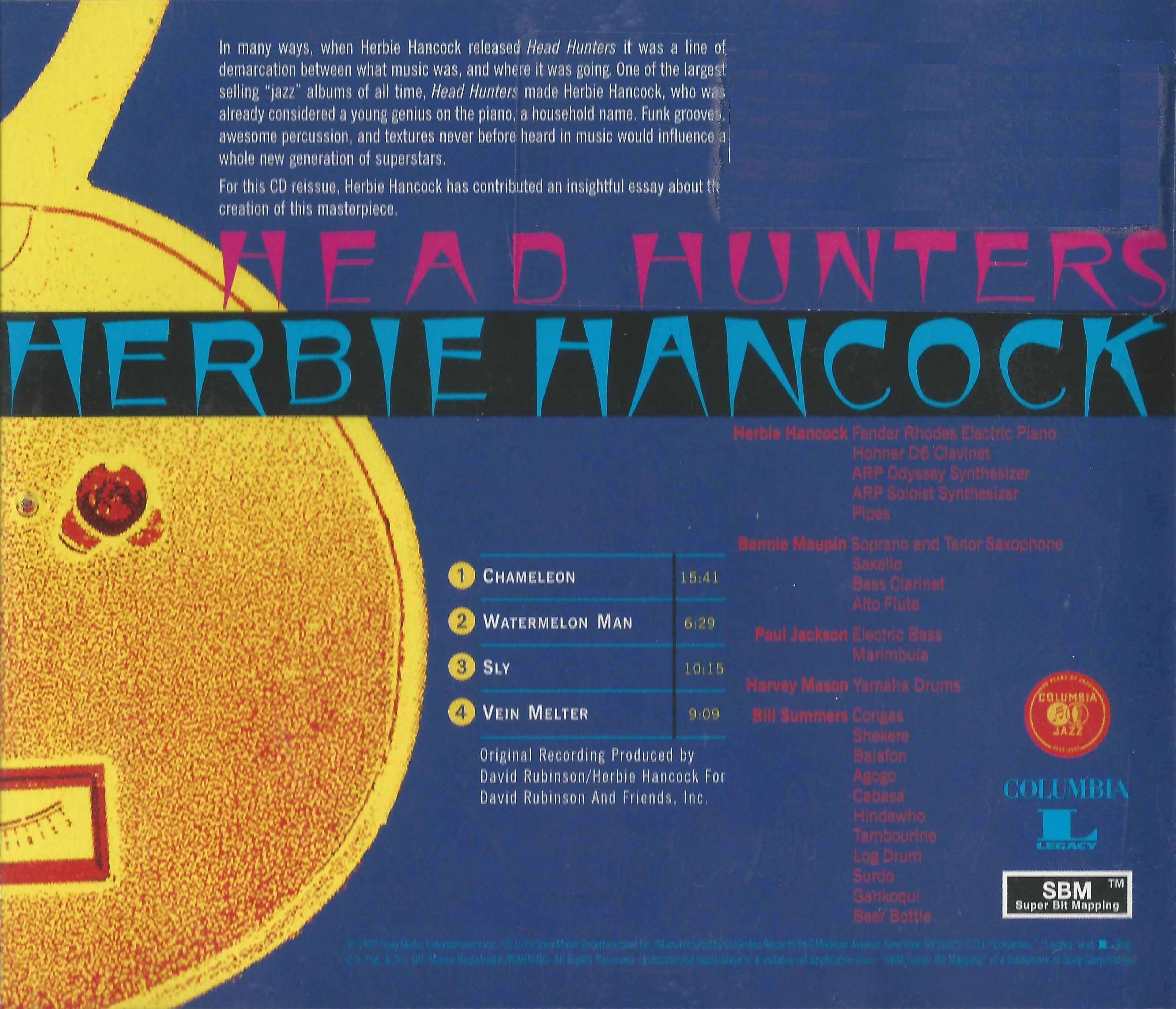 Herbie Hancock – Headhunters Music CD