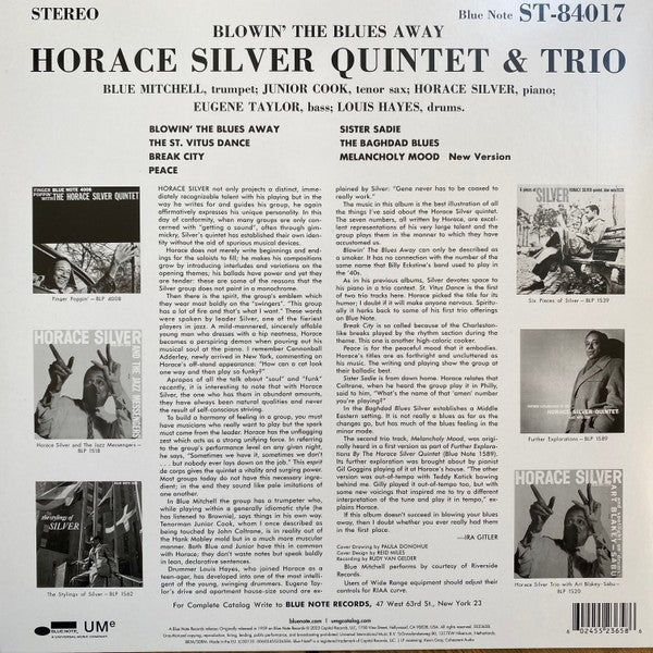 Horace Silver – Blowin' The Blues Away (LP Vinyl) Vinyl Record