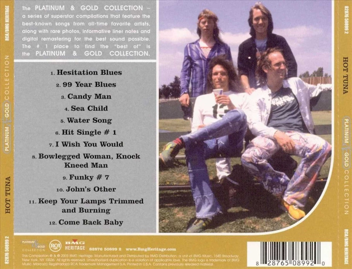 Hot Tuna – Platinum & Gold Collection Music CD