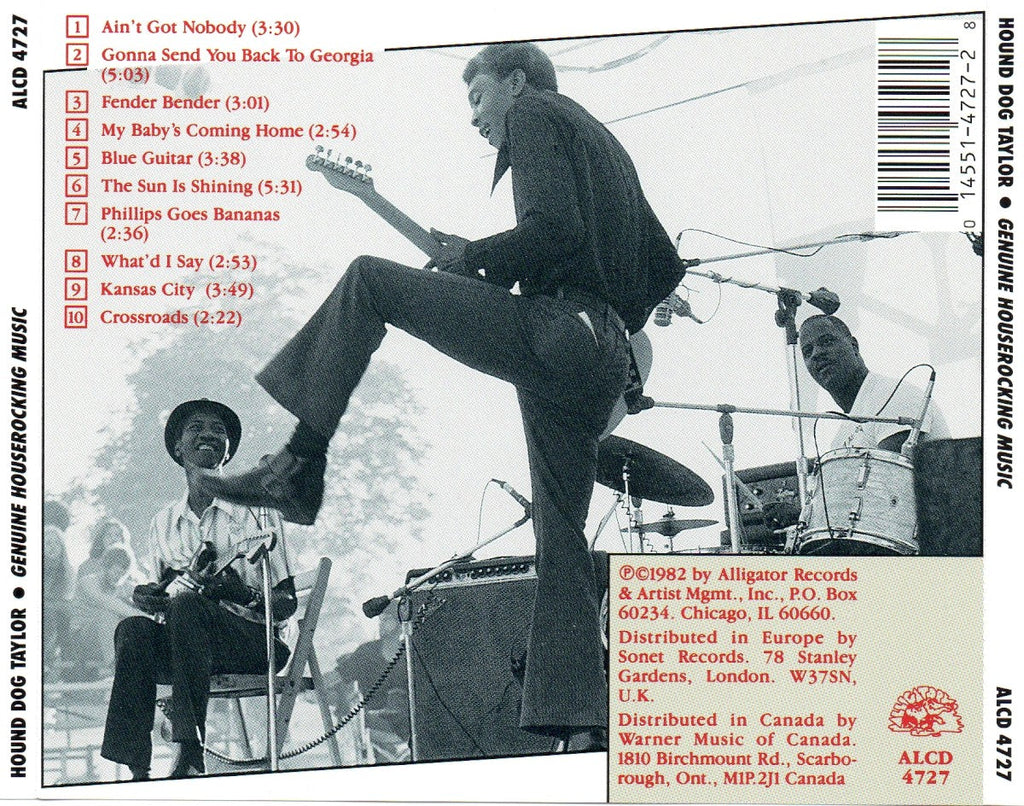 Hound Dog Taylor – Genuine Houserocking Music Music CD