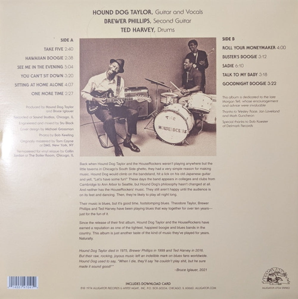 Hound Dog Taylor – Natural Boogie (LP Vinyl) Vinyl Record