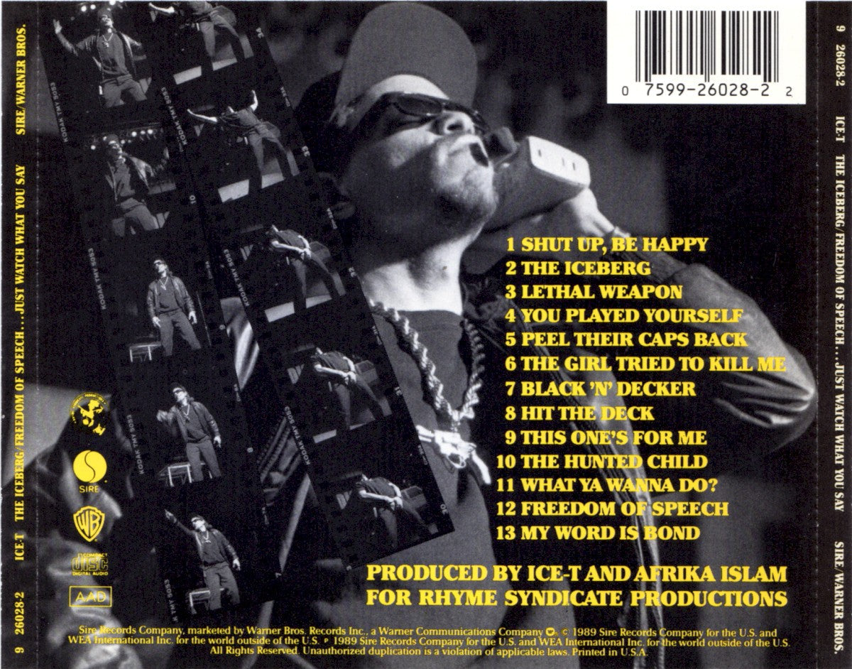 Ice-T – Freedom of Speech Music CD