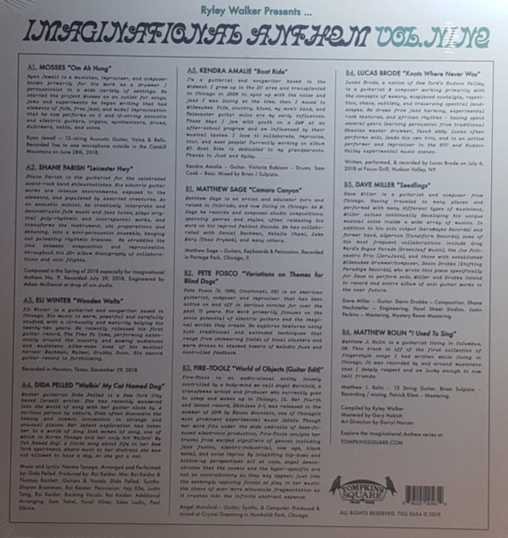 Imaginational Anthem 9 Ryley Walker Presents / Va – Imaginational Anthem, Vol. 9: Ryley Walker Presents (LP Vinyl) Vinyl Record