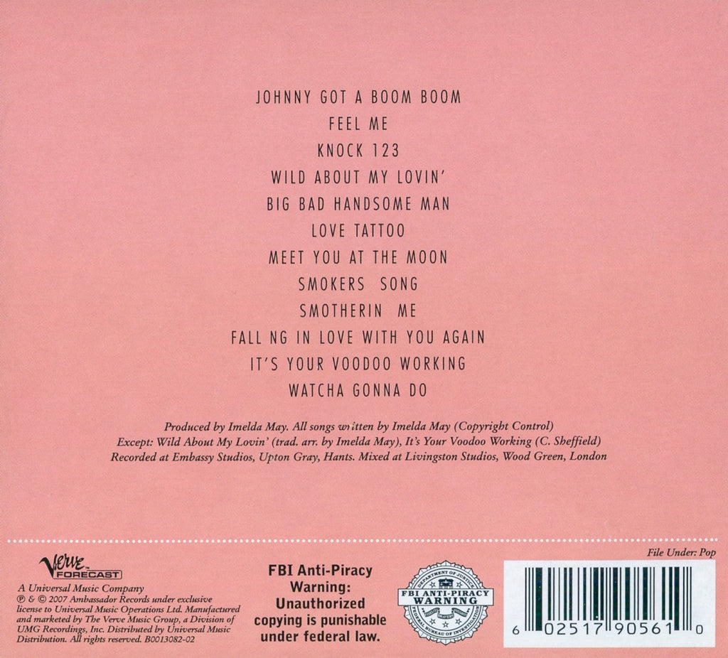 Imelda May – Love Tattoo Music CD
