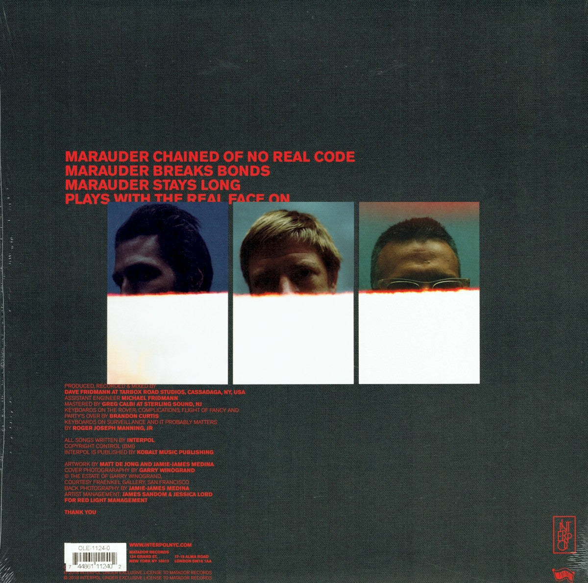 Interpol – Marauder (LP Vinyl) Vinyl Record