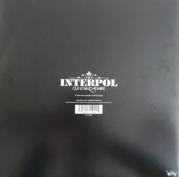 Interpol – Our Love To Admire (2-LP Blue Vinyl) Vinyl Record