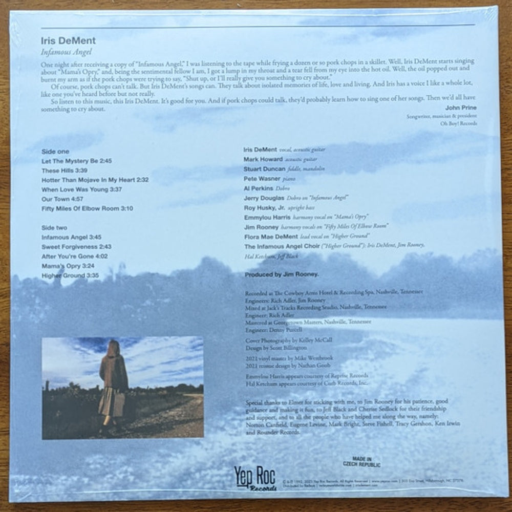 Iris DeMent – Infamous Angel (LP Vinyl) Vinyl Record