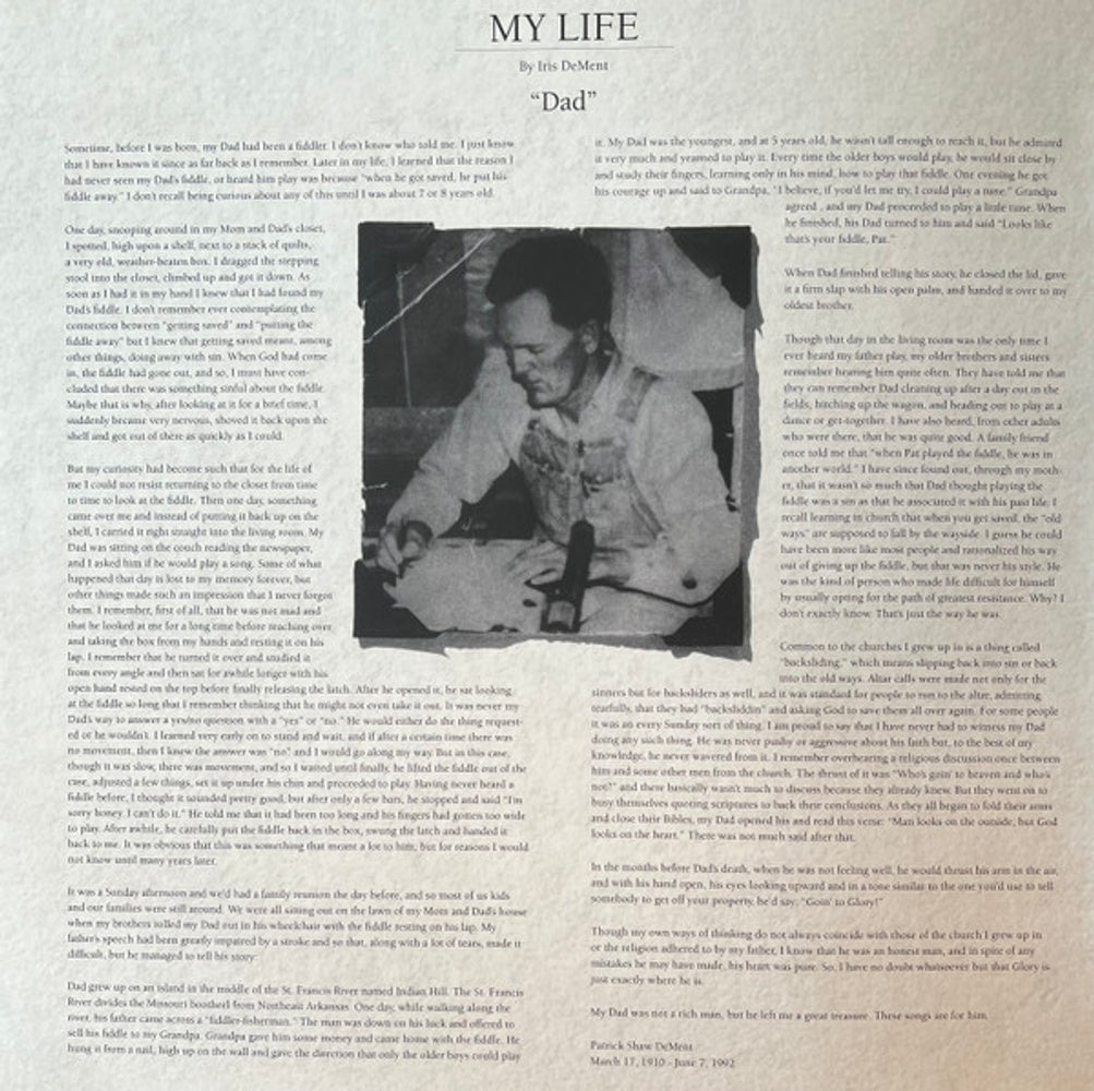 Iris DeMent – My Life (LP Vinyl) Vinyl Record