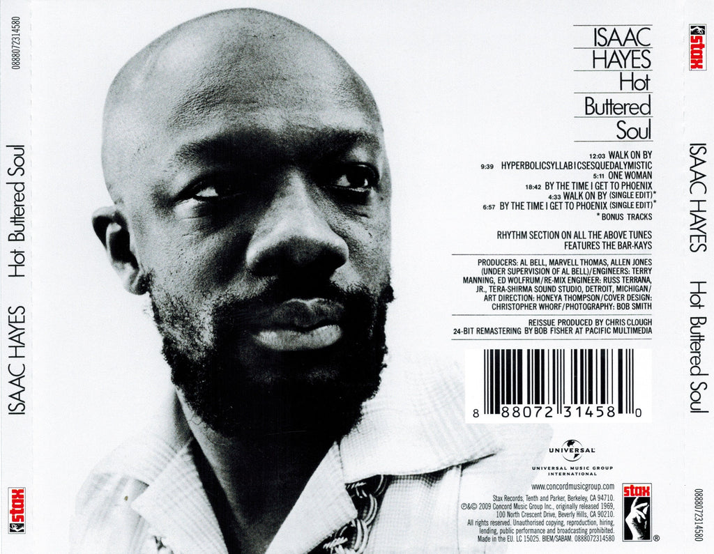 Isaac Hayes – Hot Buttered Soul Music CD