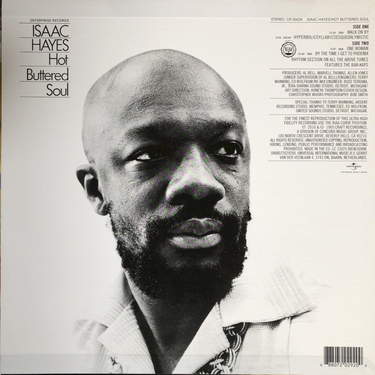 Isaac Hayes – Hot Buttered Soul (LP Vinyl) Vinyl Record