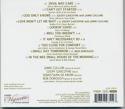 Jamie Cullum – Devil May Care! Music CD