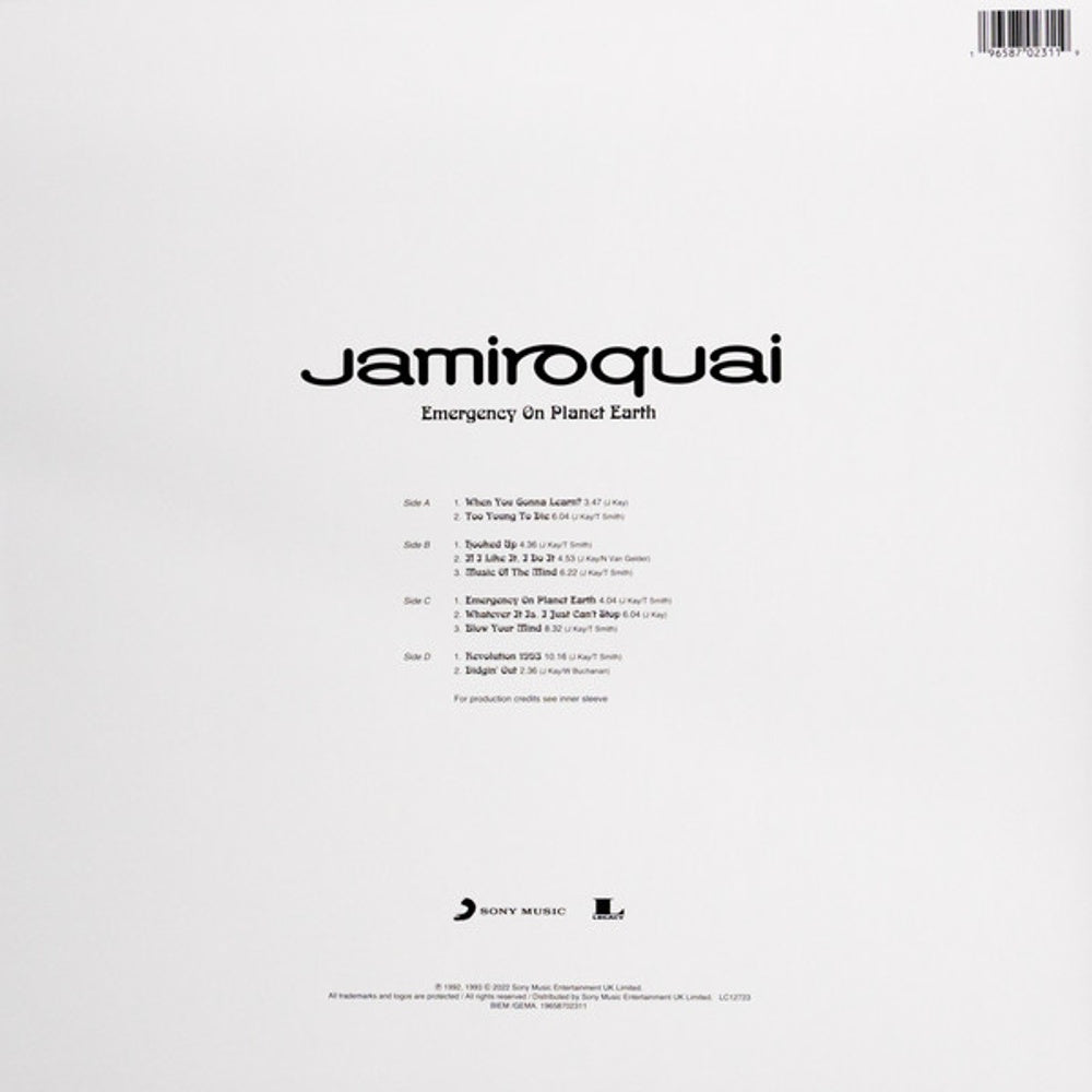 Jamiroquai – Emergency On Planet Earth (2-LP Vinyl) Vinyl Record