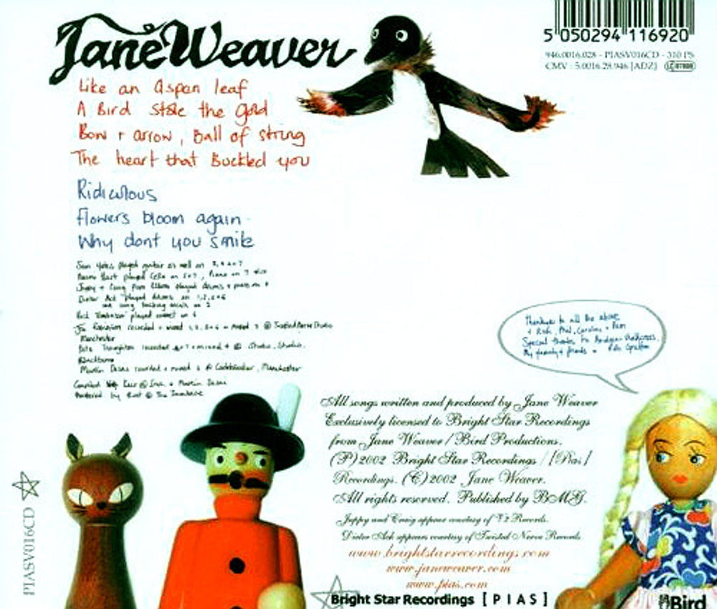 Jane Weaver – Like An Aspen Leaf Music CD
