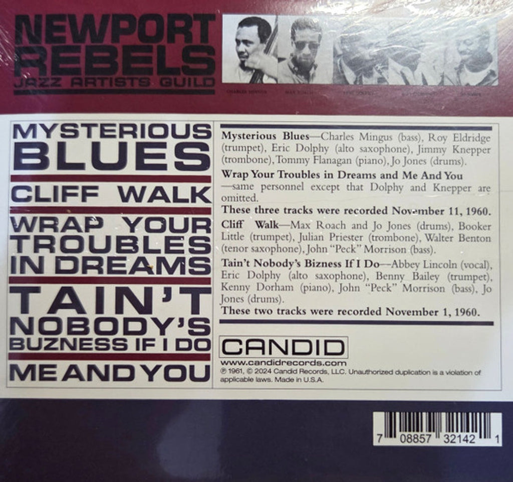 Jazz Artist Guild – Newport Rebels Music CD