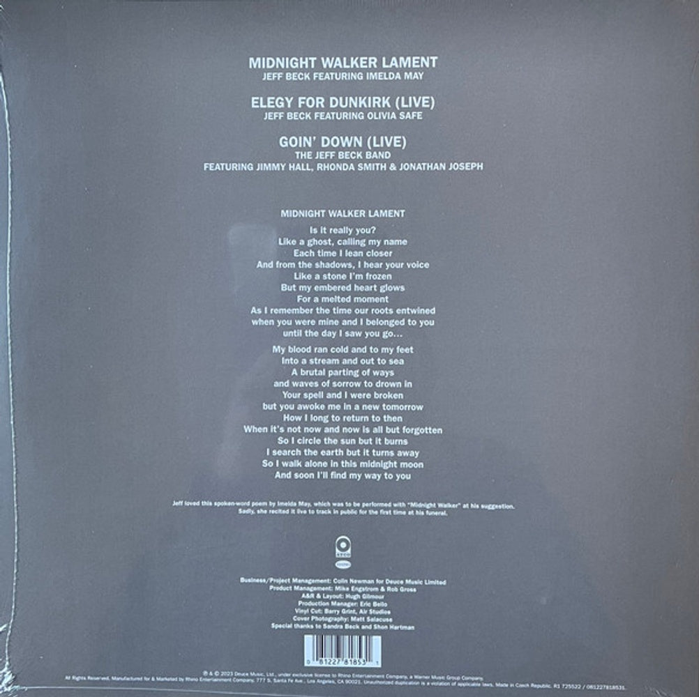 Jeff Beck – Tribute (LP Vinyl) Vinyl Record