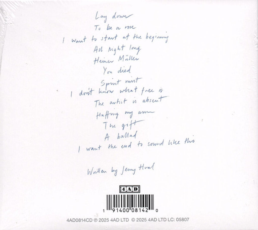 Jenny Hval – Iris Silver Mist Music CD