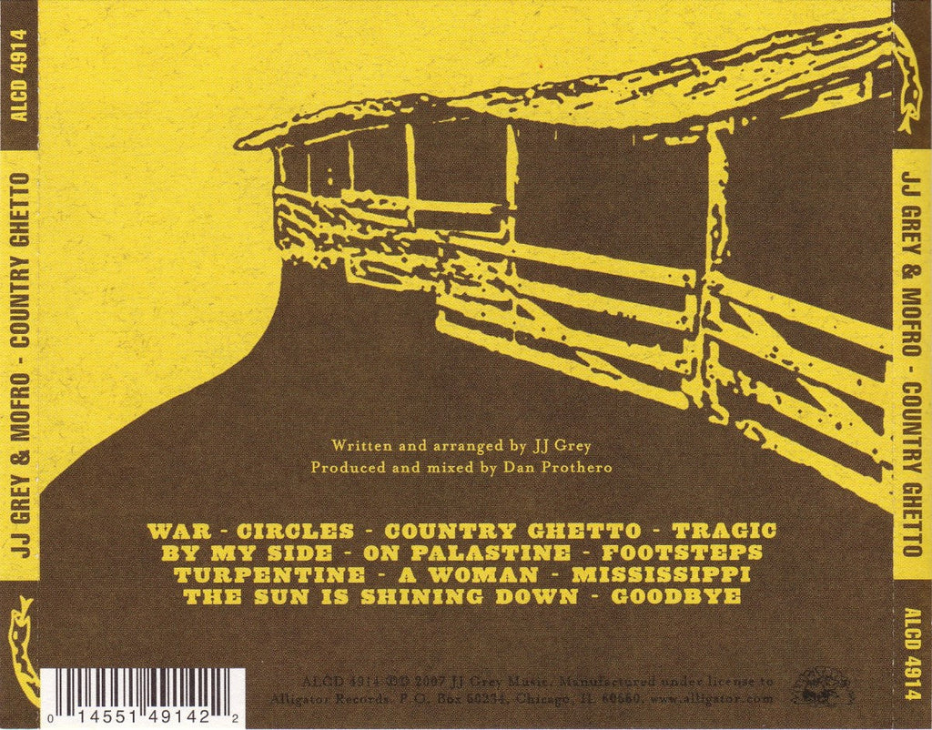 JJ Grey & Mofro – Country Ghetto Music CD