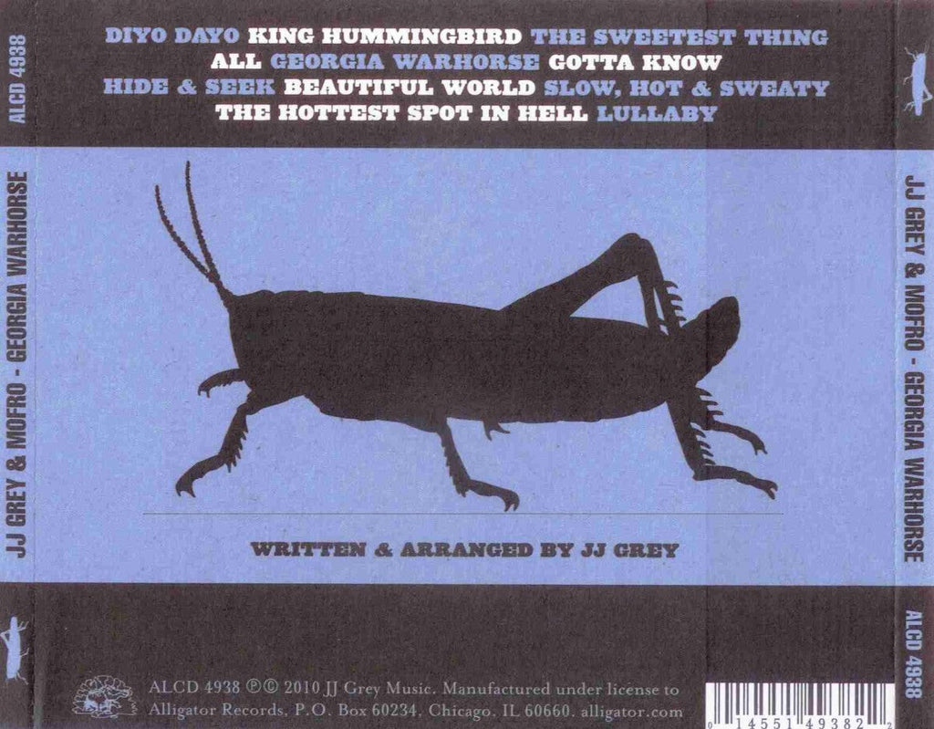 JJ Grey & Mofro – Georgia Warhorse Music CD
