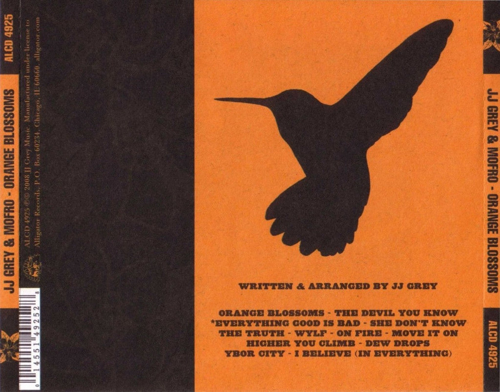 JJ Grey & Mofro – Orange Blossoms Music CD