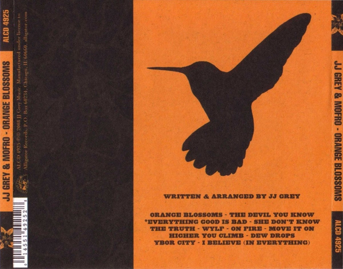 JJ Grey & Mofro – Orange Blossoms Music CD