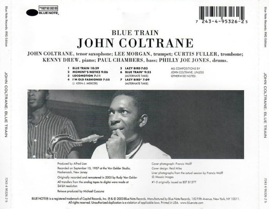 John Coltrane – Blue Train Music CD
