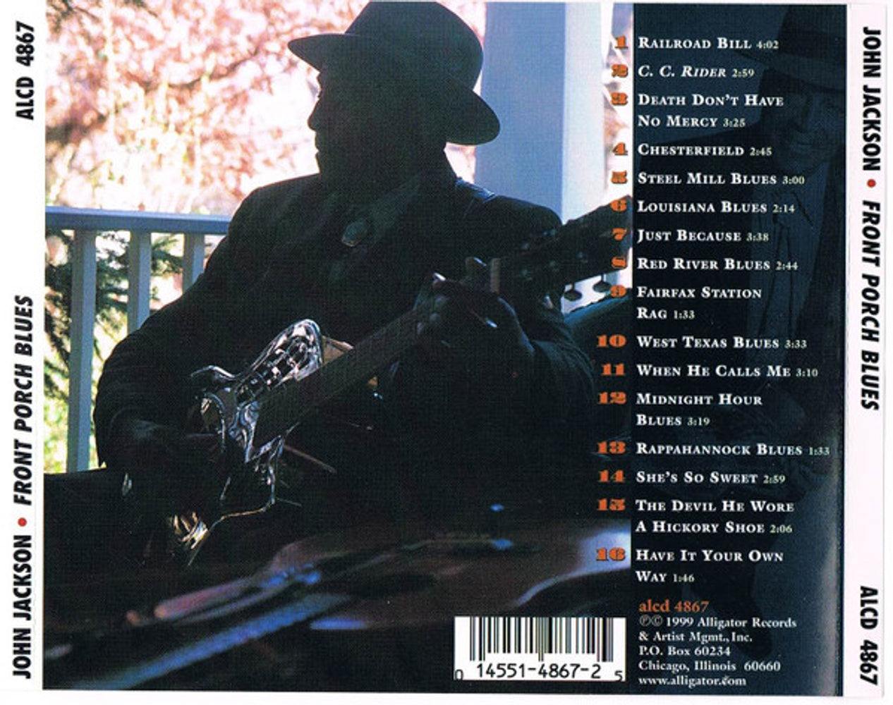 John Jackson – Front Porch Blues Music CD
