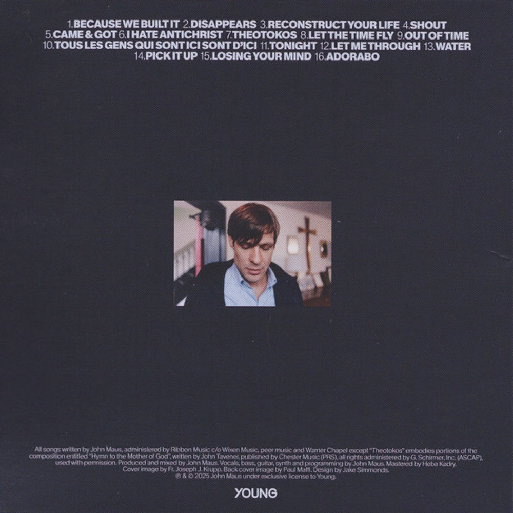 John Maus – Later Than You Think Music CD