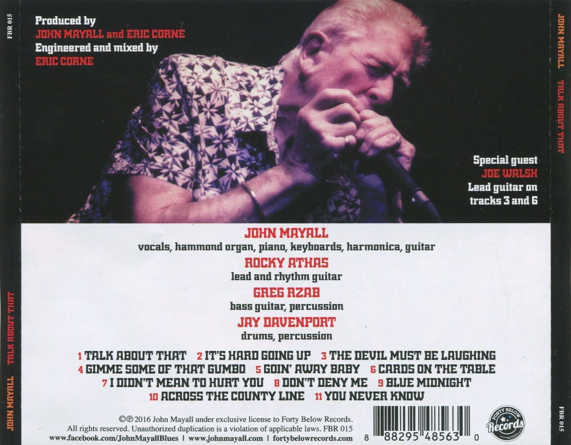 John Mayall – Talk About That Music CD
