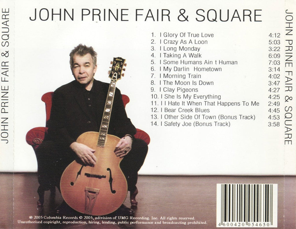 John Prine – Fair & Square (2-LP Vinyl) Vinyl Record