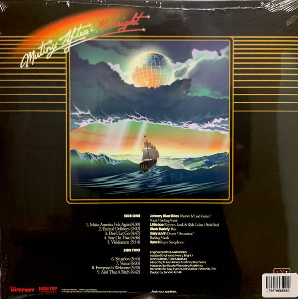 Johnny Blue Skies & the Dark Clouds – Mutiny After Midnight (LP Vinyl) Vinyl Record