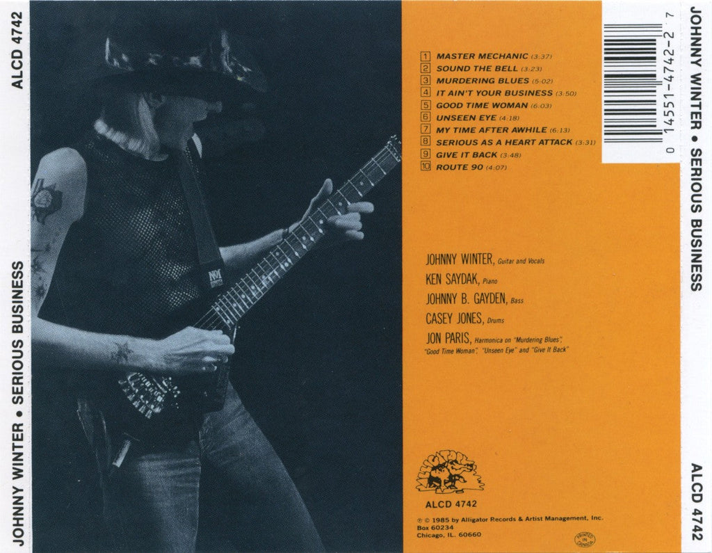 Johnny Winter – Serious Business Music CD