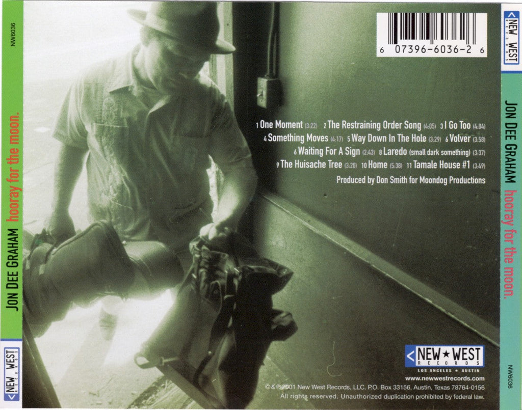 Jon Graham Dee – Hooray for the Moon Music CD