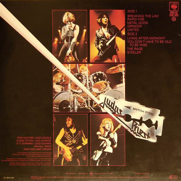 Judas Priest – British Steel (LP Vinyl) Vinyl Record