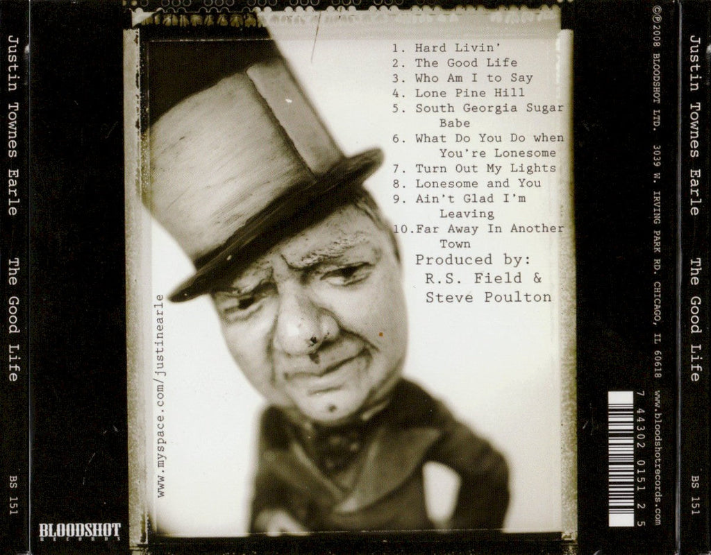 Justin Townes Earle – The Good Life Music CD