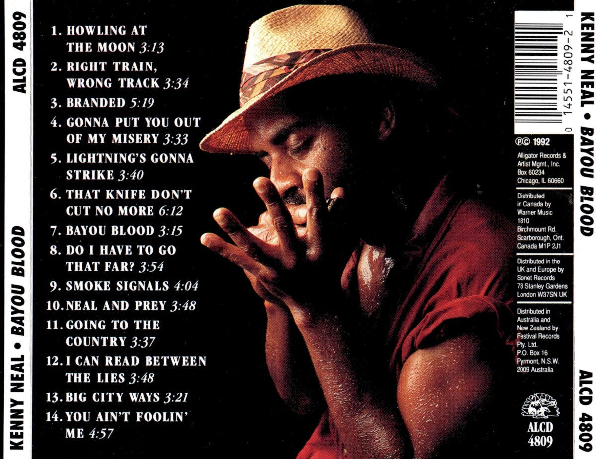 Kenny Neal – Bayou Blood Music CD