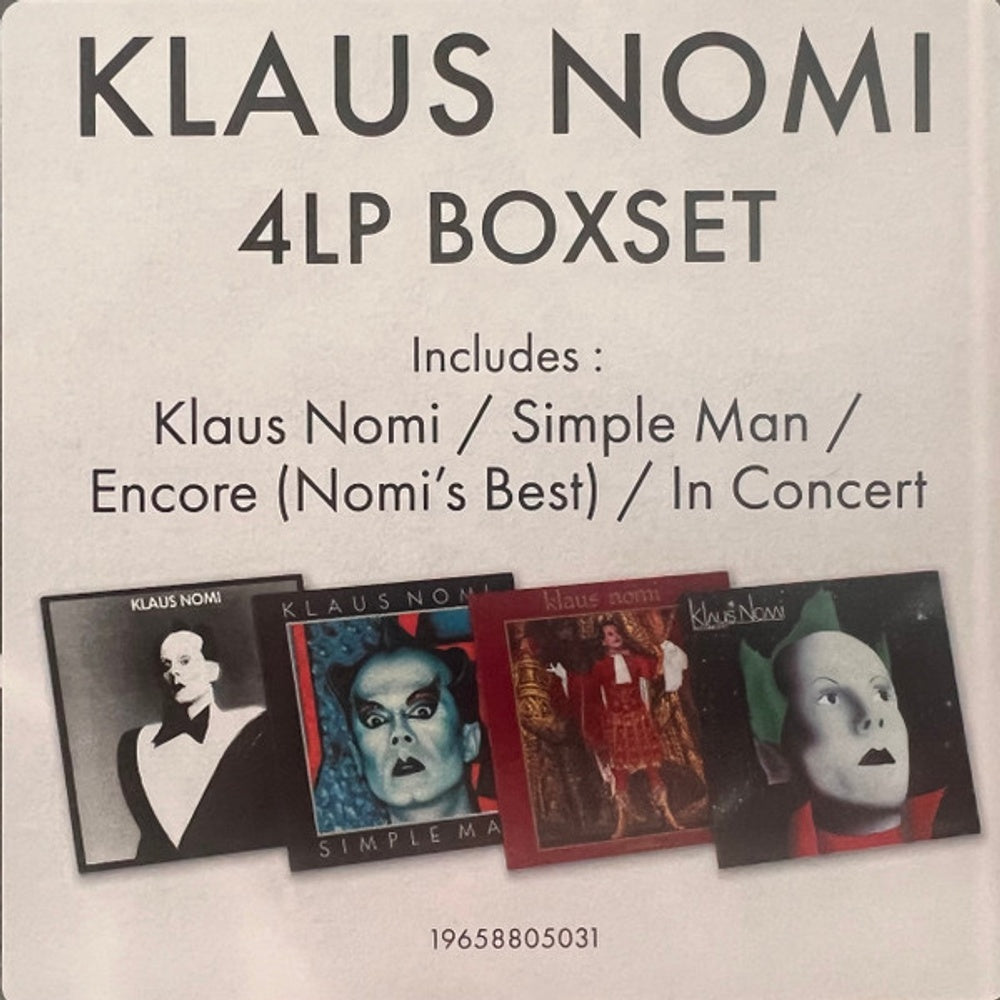 Klaus Nomi – Nomi (4-LP Vinyl Box Set) Vinyl Record