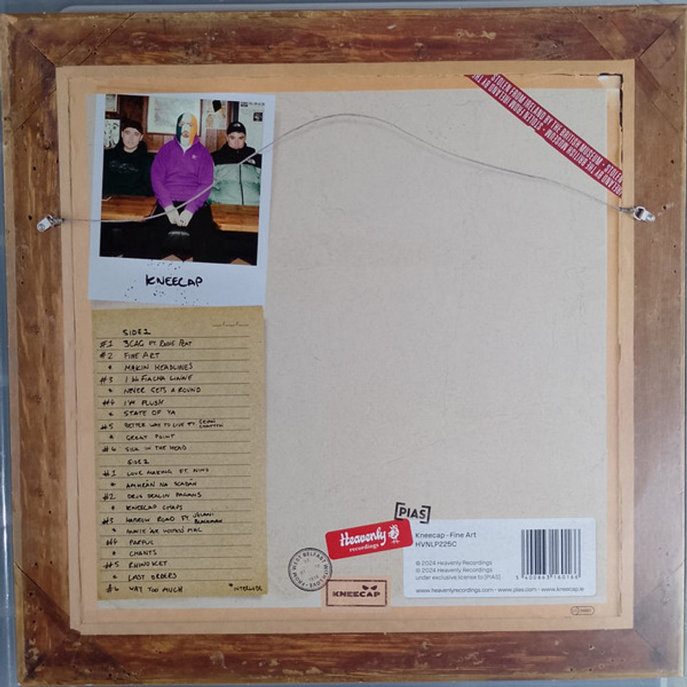Kneecap – Fine Art (LP Vinyl) Vinyl Record