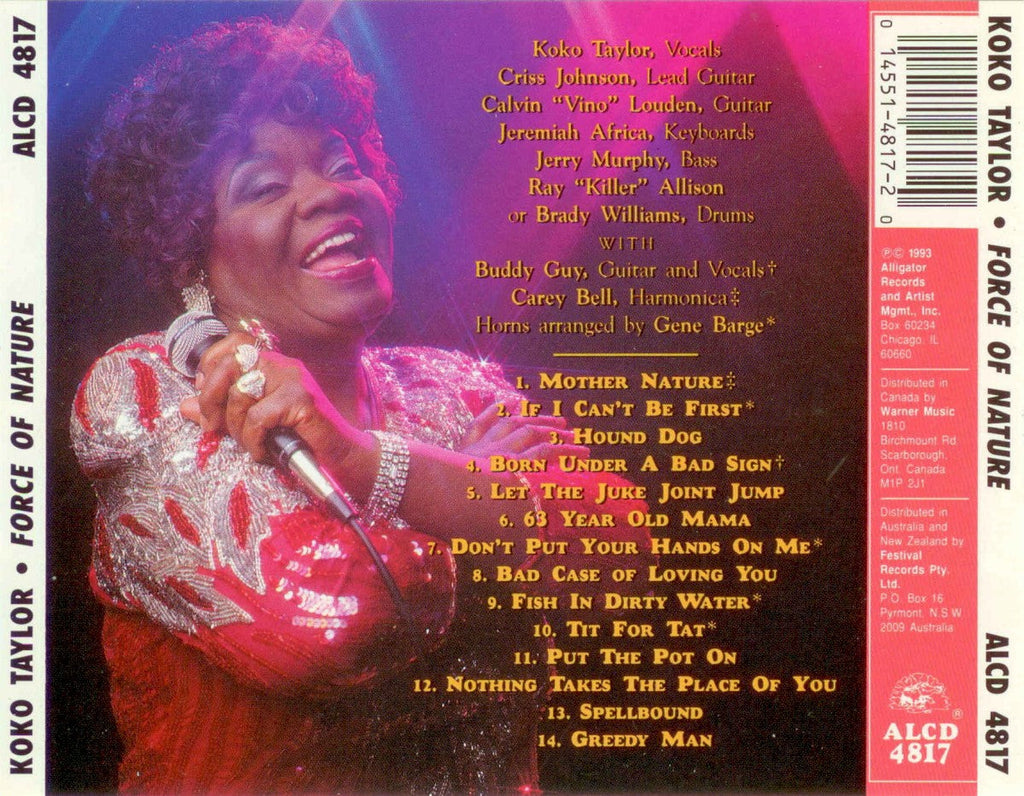 Koko Taylor – Force of Nature Music CD