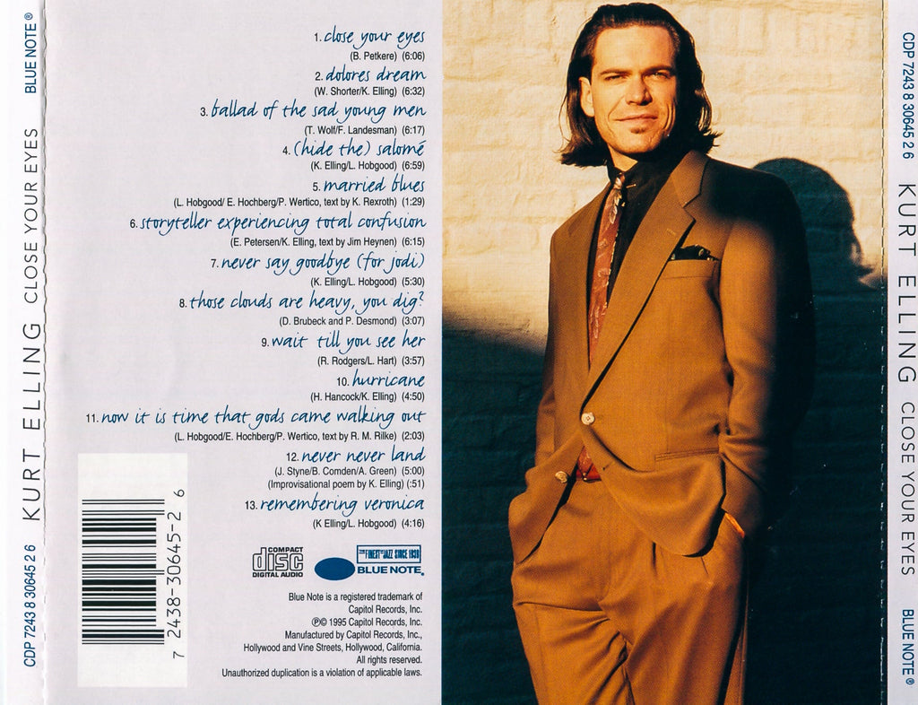 Kurt Elling – Close Your Eyes Music CD