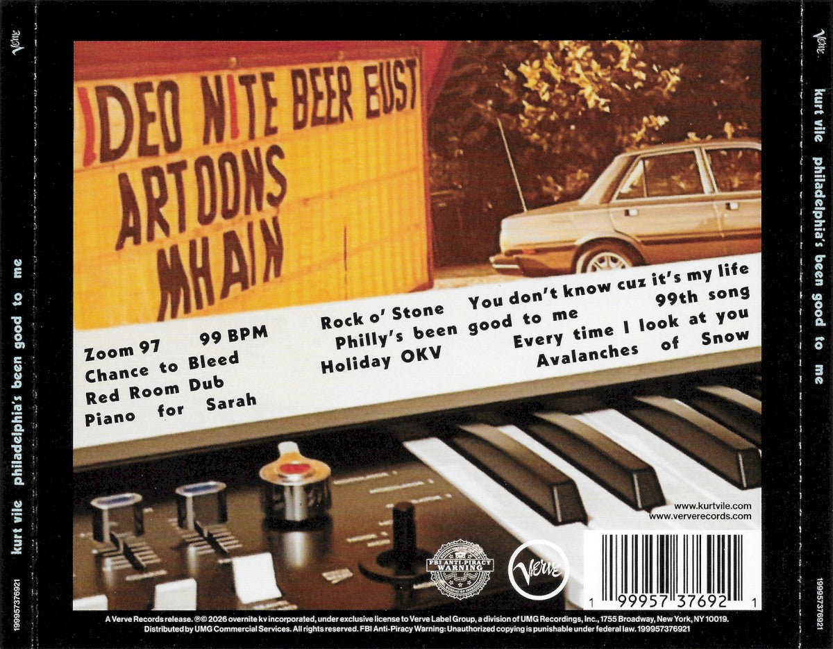 Kurt Vile – Philadelphia's Been Good To Me Music CD