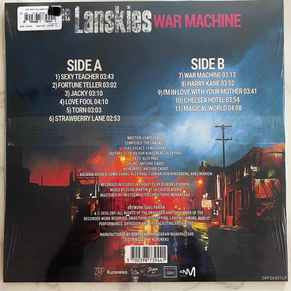 Lanskies – War Machine (LP Vinyl) Vinyl Record